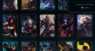 CONTA PLATINA IV | 47 CHAMPS | 24 SKINS
