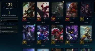 CONTA PLATINA IV | 47 CHAMPS | 24 SKINS