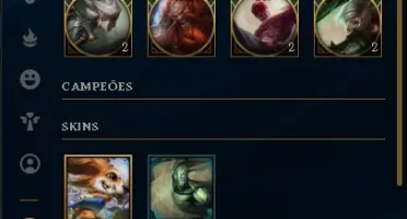 CONTA PLATINA IV | 47 CHAMPS | 24 SKINS