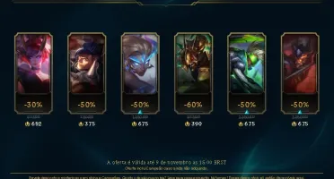 Conta lol Diamante 4 com 65% de win rate e 42 champs