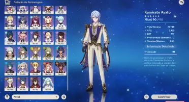 15 Personagens T5 + 7 Armas T5