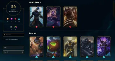 Conta league of legends lvl 269