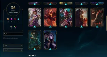 Conta league of legends lvl 269