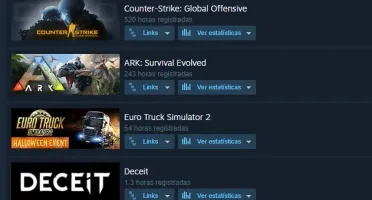 CONTA STEAM LEVEL 15 + ARK SURVIVAL / EURO TRUCK SIMULATOR 2