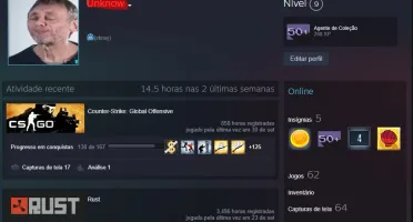 Conta Steam Sem Banimento (CSPRIME) JOGOS CAROS