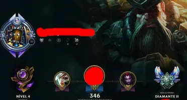 Conta League of Legends, /Diamante 2 /87 Campeões /24 Skins