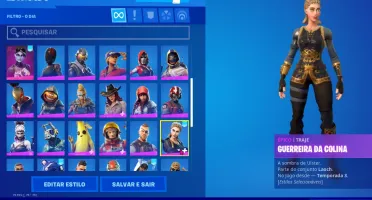 conta de fortnite season 4-6 + skins compradas