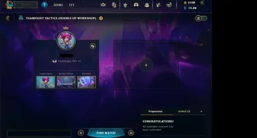 Conta Challenger TFT, +6k RP, Todos bonecos no lol, MT Skin