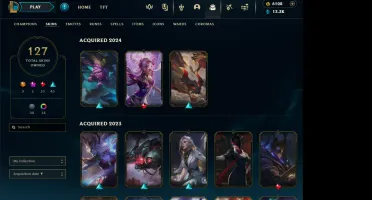 Conta Challenger TFT, +6k RP, Todos bonecos no lol, MT Skin