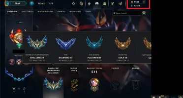 Conta Challenger TFT, +6k RP, Todos bonecos no lol, MT Skin