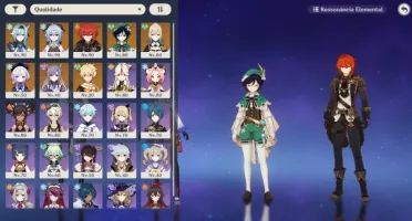 AR 56 Ganyu+Amos / Eula+Canção / Venti e banner garantido!