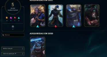 Conta LoL Unranked Lv25, 34 campeões, Skin legado do Viego
