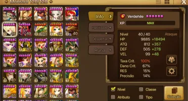 Vendo conta SUMMONERS WARS global