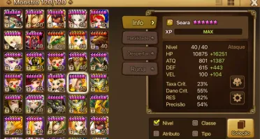 Vendo conta SUMMONERS WARS global