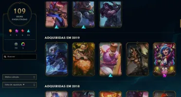Conta de LOL top criada em 2014!