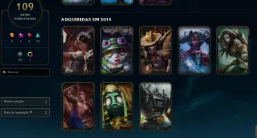 Conta de LOL top criada em 2014!