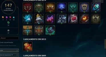 Conta de LOL top criada em 2014!