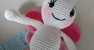 Amigurumi Borboleta Cristal