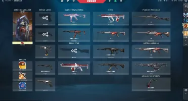 Conta Valorant, com karambit saqueador e todo o pacote