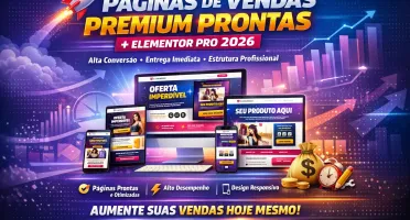 Paginas De Vendas Premium Prontas + Elementor Pro 2026