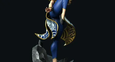 Lord Zochi - Chun Li Street Fighter stl 3d
