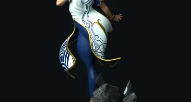 Lord Zochi - Chun Li Street Fighter stl 3d