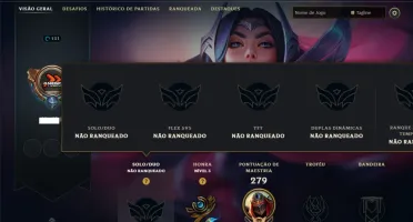Unranked com 80 Champs e 19 Skins