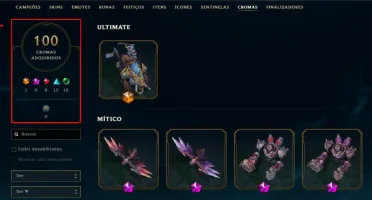 [Challenger  ] Conta Top 1 Soloq 2022 1.013 Pdl+10 Emotes Ch