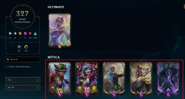 [Challenger  ] Conta Top 1 Soloq 2022 1.013 Pdl+10 Emotes Ch
