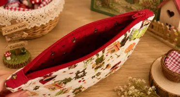 Necessaire Artesanal de Tecido