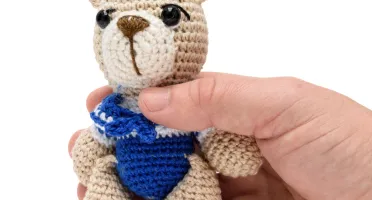 Urso Marinheiro Pequeno Amigurumi