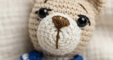 Urso Marinheiro Pequeno Amigurumi