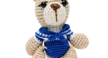 Urso Marinheiro Pequeno Amigurumi
