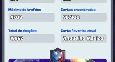 conta clash royale nivel 11
