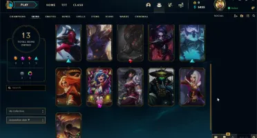 CONTA DIAMANTE 3 | 46 CAMPEÕES | 13 SKINS | 61% WR