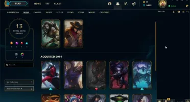 CONTA DIAMANTE 3 | 46 CAMPEÕES | 13 SKINS | 61% WR