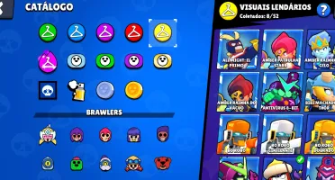 Conta Brawl Stars 70K Trofeus || Todos Brawlers || 300+ Skin