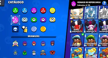 Conta Brawl Stars 70K Trofeus || Todos Brawlers || 300+ Skin