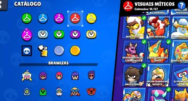 Conta Brawl Stars 70K Trofeus || Todos Brawlers || 300+ Skin