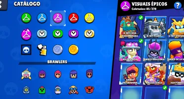 Conta Brawl Stars 70K Trofeus || Todos Brawlers || 300+ Skin