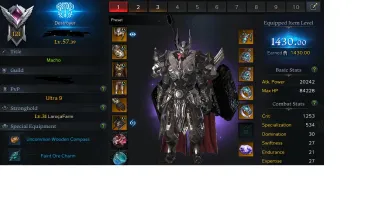 Conta roster 121 . 3 (T3 ) Destroyer 1430 gs , serker 1420
