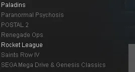 Conta steam com varios joguinhos