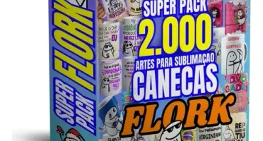 Pack Arts Para Sublimação Canecas- Flork