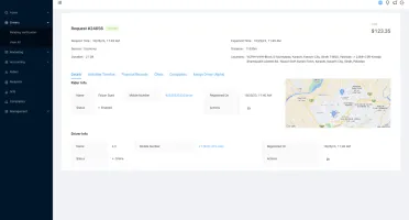 Ridy Taxi - Solução completa de táxi com painel