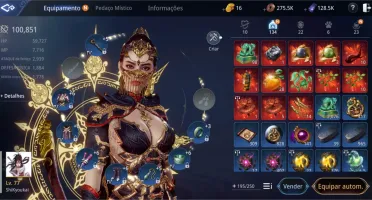 Maga LVL 78 - 5 pets épicos! SA - 100,851K Power