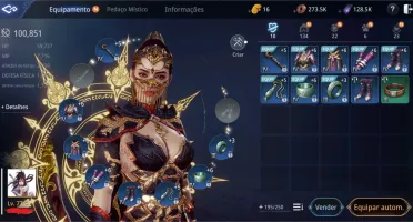 Maga LVL 78 - 5 pets épicos! SA - 100,851K Power