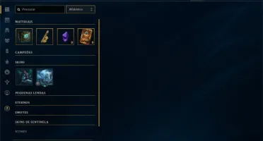 Conta platina 1 com 30 champs e 3 skins