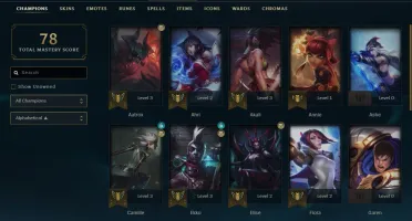 Conta League of Legends Bronze 1 borda gold