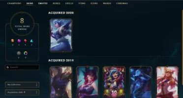 Conta League of Legends Bronze 1 borda gold