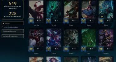 Conta Lol 🌟 303 Skins 🌟 Todos Campeoes